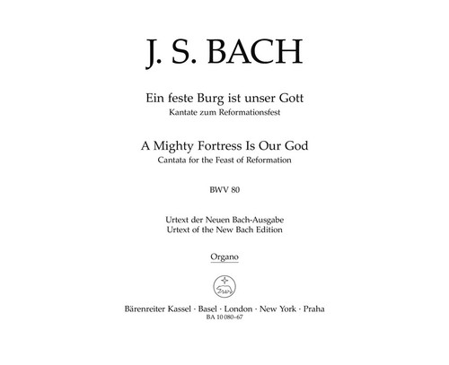 A Mighty Fortress is Our God BWV 80 [Bar:BA10080-67]