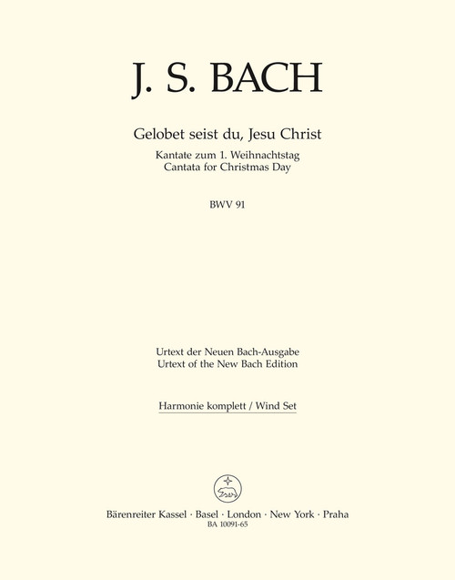 Gelobet seist du, Jesu Christ BWV 91 [Bar:BA10091-65]