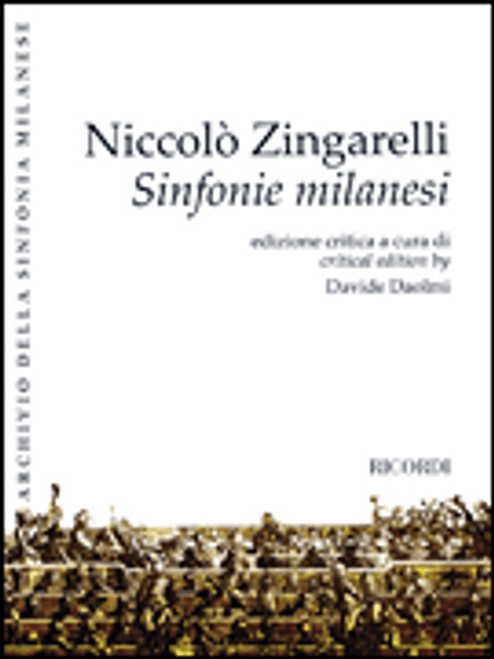 Zingarelli, Sinfonie Milanesi [HL:50490012]