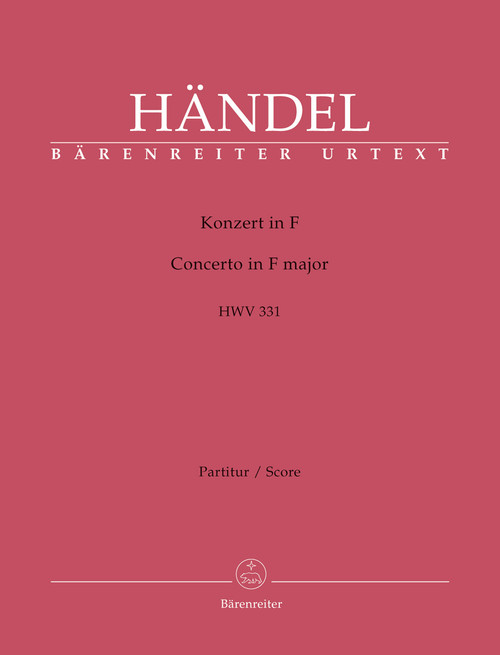 Concerto in F major HWV 331 [Bar:BA10252]