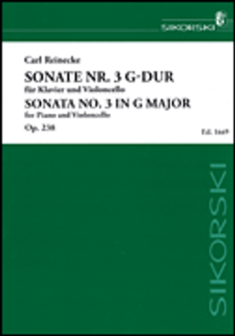 Reinecke, Sonata No. 3 in G Major, Op. 238 [HL:50490139]