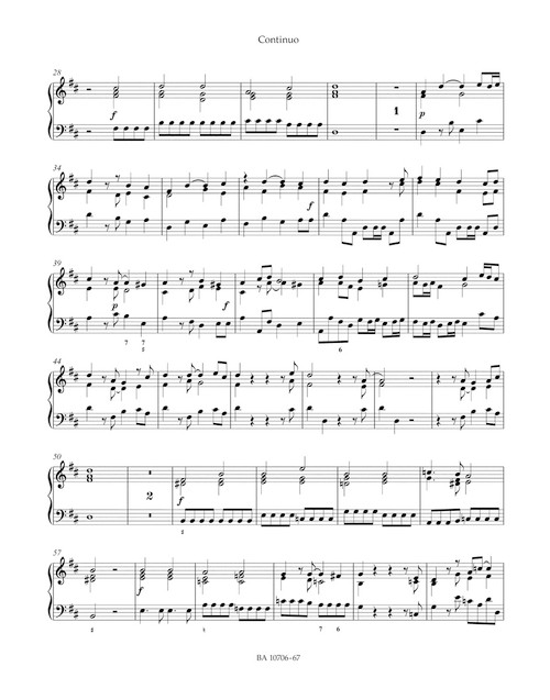 Te Deum for the Victory at the Battle of Dettingen HWV 283 [Bar:BA10706-67]