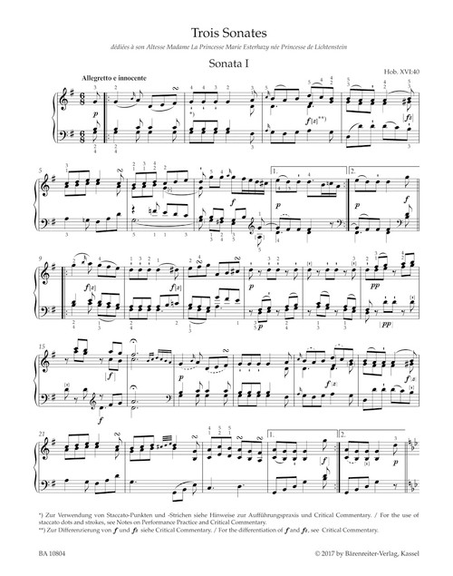 Late Piano Sonatas [Bar:BA10804]