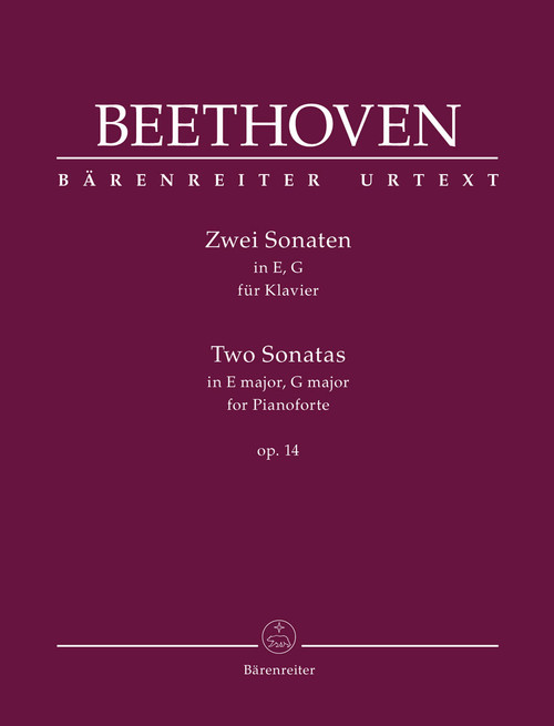 Two Sonatas for Pianoforte in E major, G major op. 14 [Bar:BA10855]