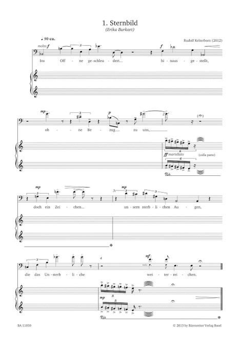 10 Duos for Baritone and Piano (2012) [Bar:BA11030]