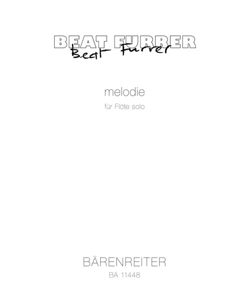 melodie for Flute solo (2020) [Bar:BA11448]