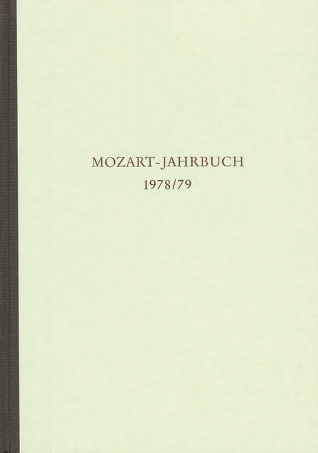 Mozart-Jahrbuch 1978/79 [Bar:BVK611]