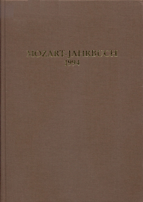 Mozart-Jahrbuch 1994 [Bar:BVK1224]