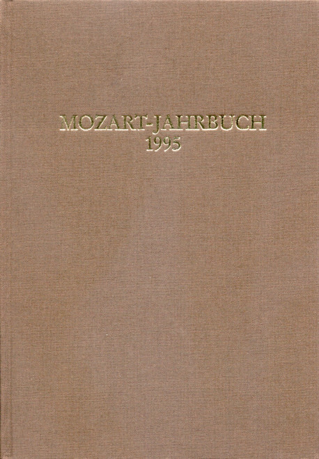 Mozart-Jahrbuch 1995 [Bar:BVK1274]
