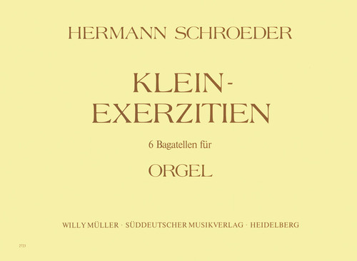 Klein-Exerzitien für Orgel [Bar:SM2723]