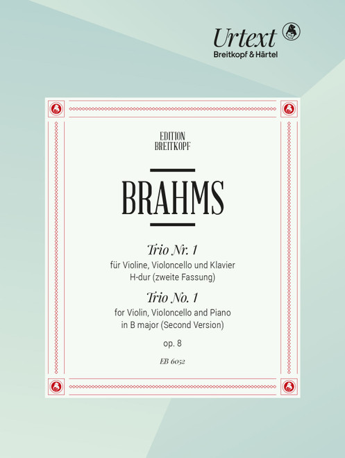 Piano Trio No. 1 in B major Op. 8 [Breit:EB6052]