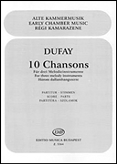 Dufar, 10 Chansons for Three Melodic Instruments [HL:50510282]