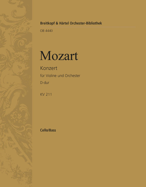 Violin Concerto [No. 2] in D major K. 211 [Breit:OB4440-26]