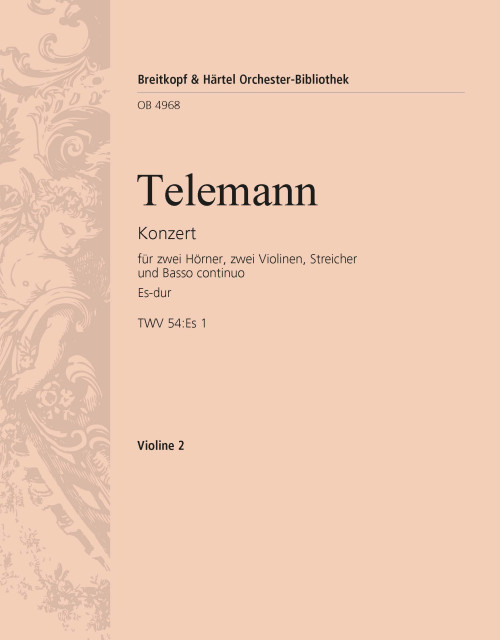 Concerto in Eb major TWV 54:Es 1 [Breit:OB4968-16]