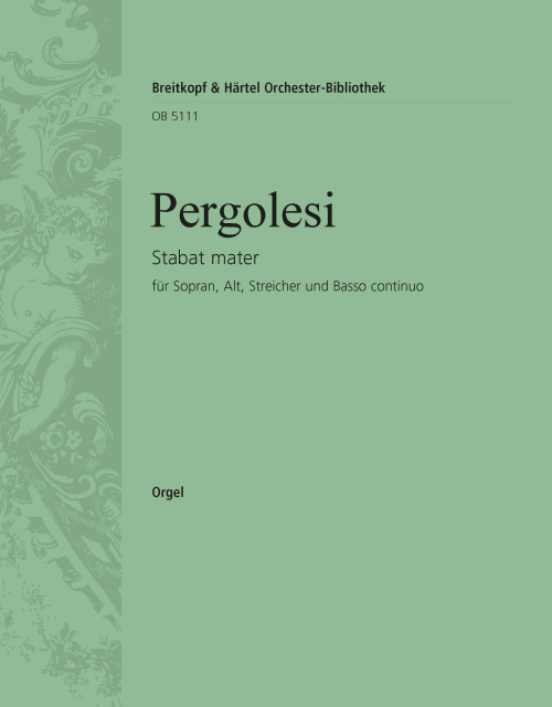 Stabat mater - Organ/Basso Continuo [Breit:OB5111-11]