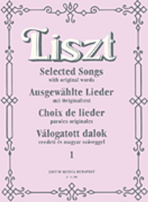 Liszt, Selected Songs - Volume 1 for High Voice [HL:50511142]