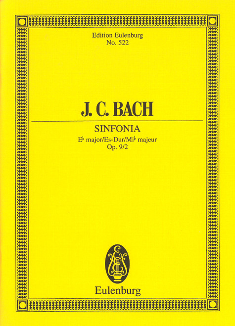 Sinfonia in E flat major Op. 9/2 [Breit:ETP522]
