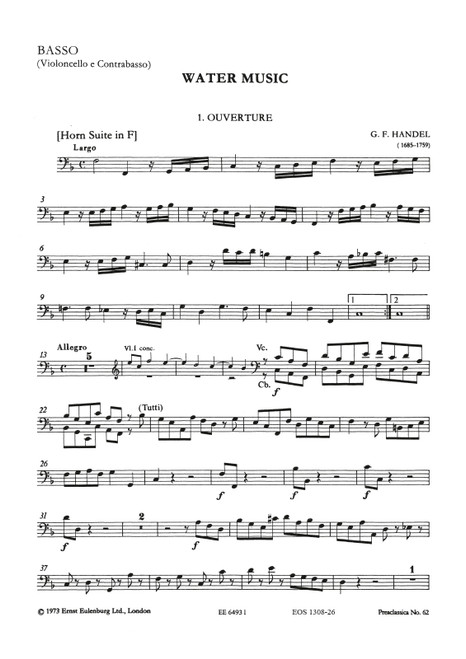 Water Music in F major HWV 348-350 [Breit:EOS1308-26]