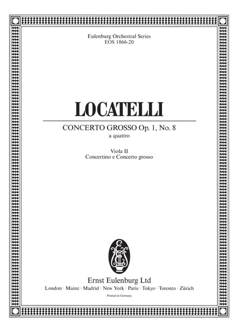 Concerto grosso “a quattro” in F minor Op. 1/8 [Breit:EOS1866-20]
