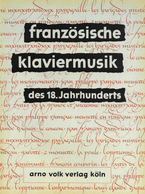 French Piano Music of the 18th Century [Breit:SMV60008]
