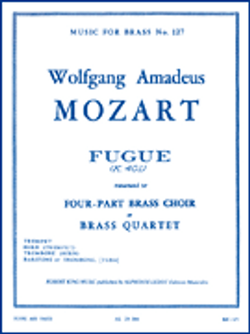 Fugue K401 (quartet-brass) [HL:48185027]