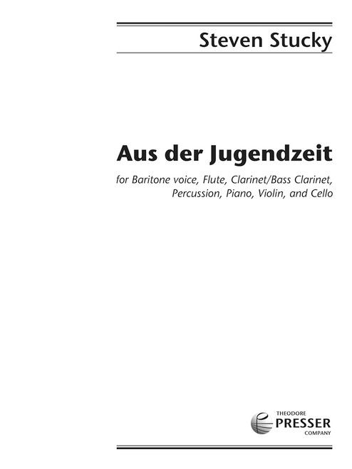 Aus der Jugendzeit [CF:141-40084S]