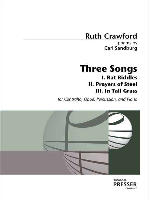 Three Songs on Poems of Carl Sandburg [CF:141-40099]