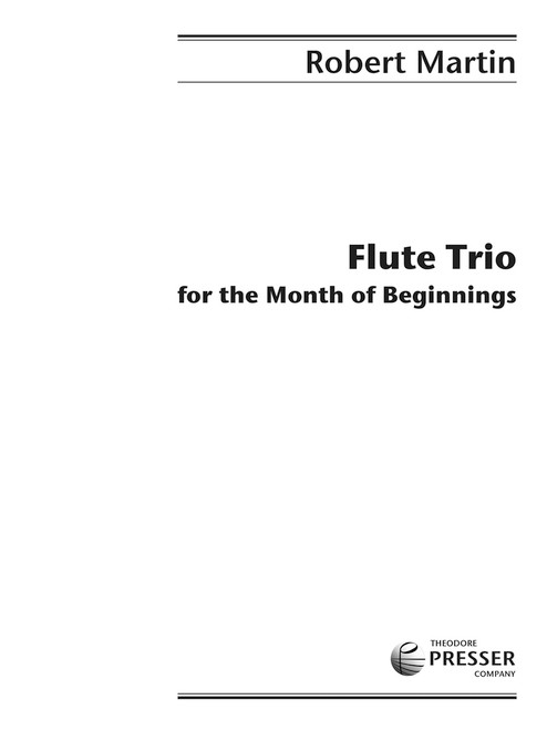 Flute Trio for the Month of Beginnings [CF:144-40630]