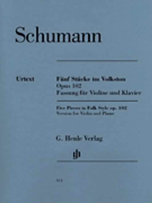 Schumann, 5 Pieces in Folk Style, Op. 102 [HL:51480911]