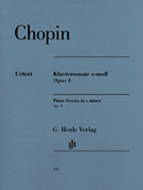Chopin, Piano Sonata in C minor, Op. 4 [HL:51480942]