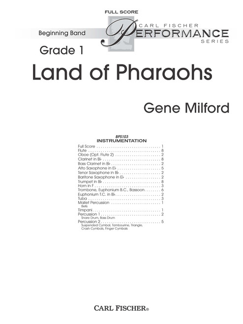 Land of Pharaohs [CF:BPS103F]