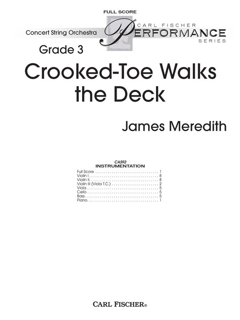 Crooked-Toe Walks the Deck [CF:CAS92F]