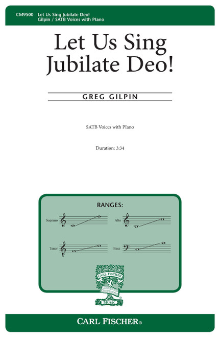 Let Us Sing Jubilate Deo! [CF:CM9500]