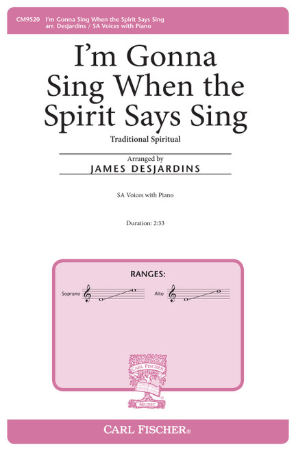 I'm Gonna Sing When the Spirit Says Sing [CF:CM9520]