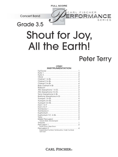 Shout for Joy, All the Earth! [CF:CPS201F]