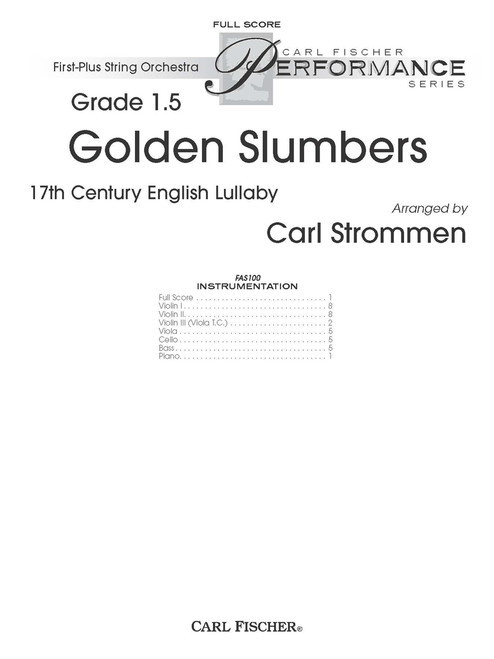 Golden Slumbers [CF:FAS100F]