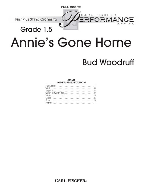 Annies Gone Home [CF:FAS108F]