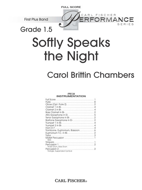 Softly Speaks the Night [CF:FPS134F]