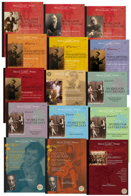 Llobet Guitar Works - Set of 15 Volumes [CF:GHE0900]