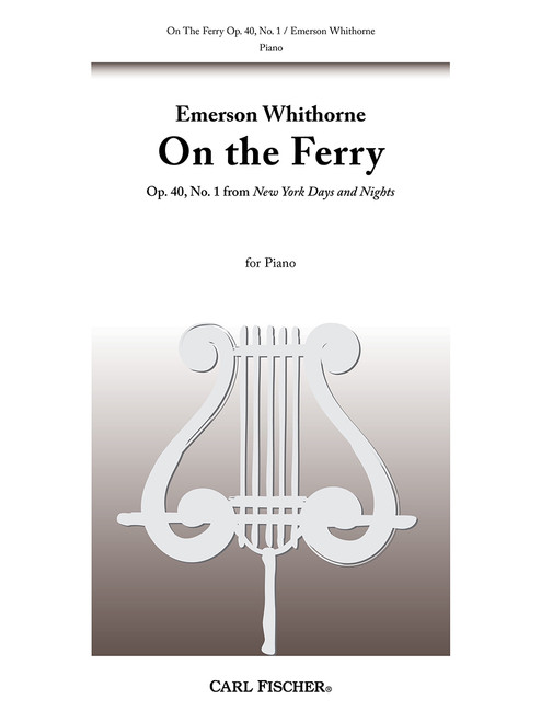 On The Ferry Op. 40, No. 1 [CF:P1305]