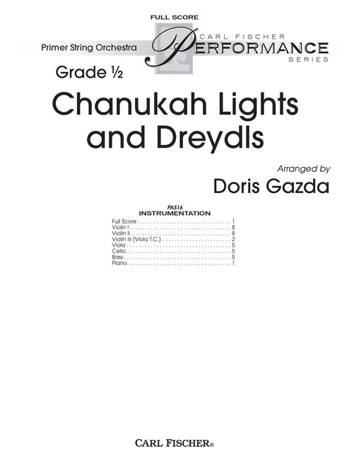 Chanukah Lights and Dreydls [CF:PAS16F]
