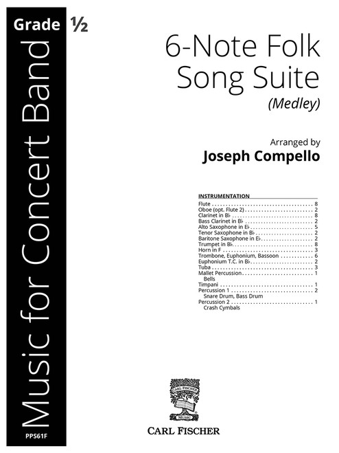 6-Note Folk Song Suite [CF:PPS61F]