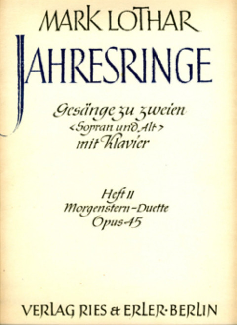 Jahresringe Op. 44 Vol. 2 [CF:RE62002]