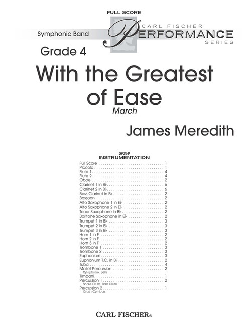 With the Greatest of Ease [CF:SPS69F]