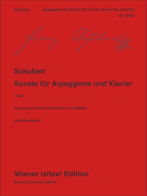 Sonate für Arpeggione und Klavier D 821 [CF:UT050420]
