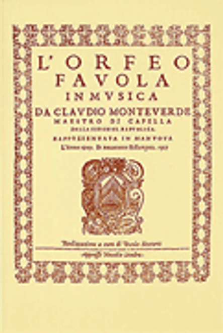 Monteverdi, Claudio Monteverdi: L'Orfeo - Favola In Musica SV.318 [HL:14018257]