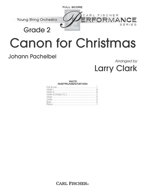 Canon for Christmas [CF:YAS175F]