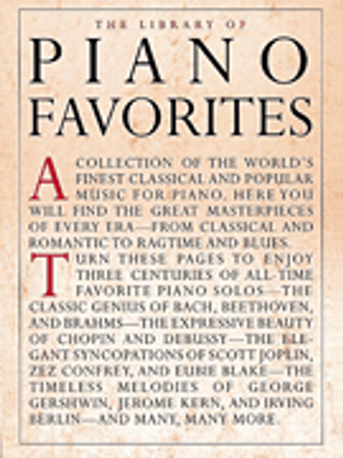 Library of Piano Favorites [HL:14019052]