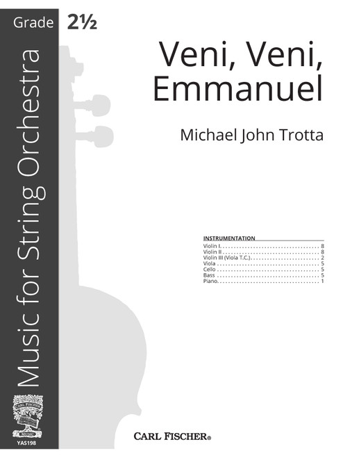 Veni, Veni, Emmanuel [CF:YAS198F]
