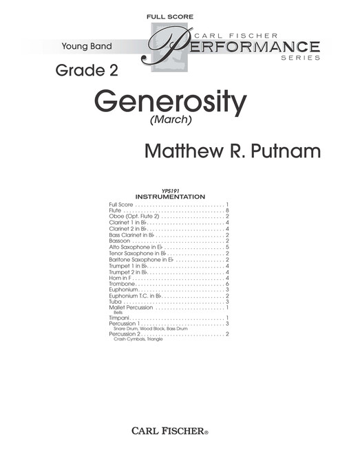 Generosity [CF:YPS191F]